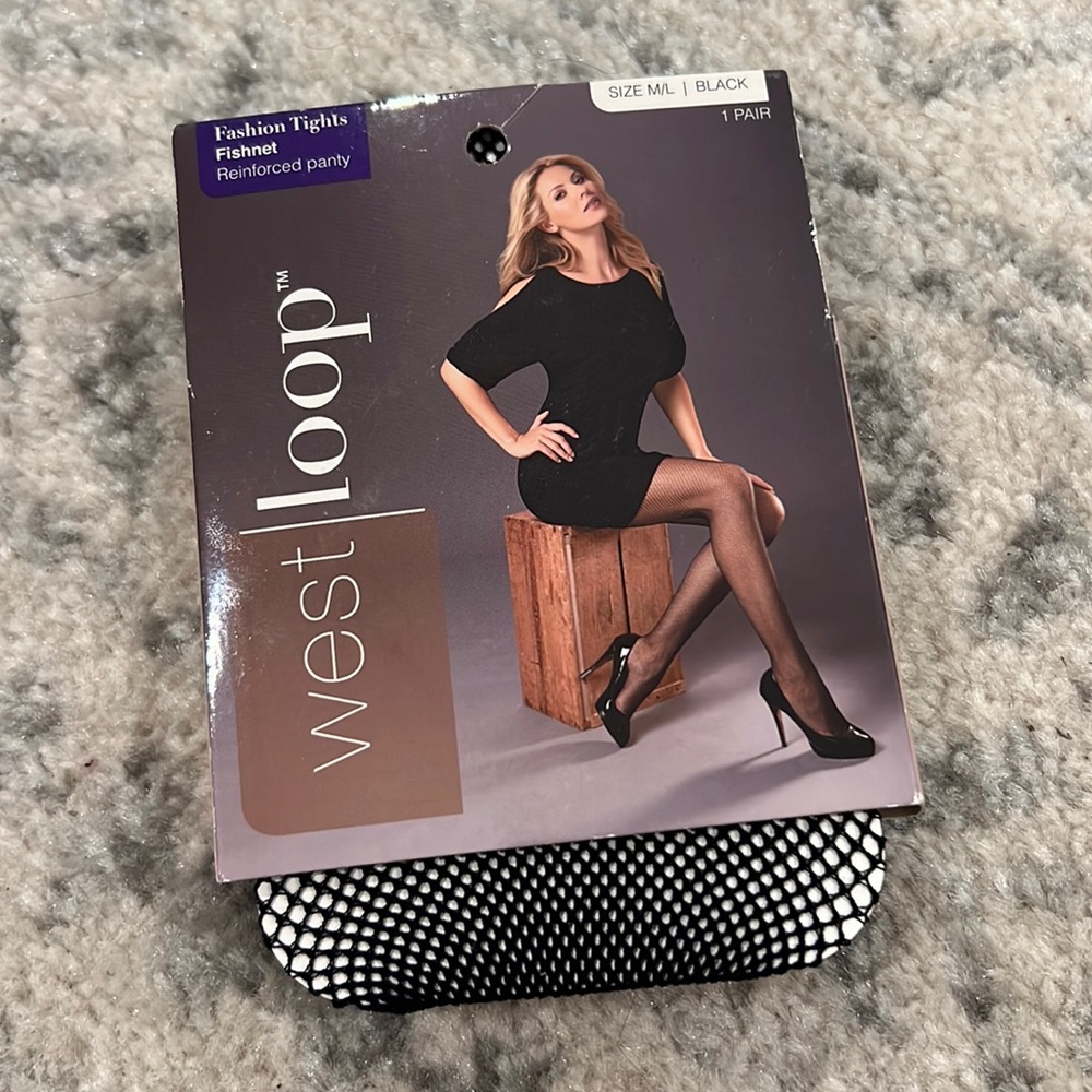 Fashion Tights Fishnet - M/L - Brand New!